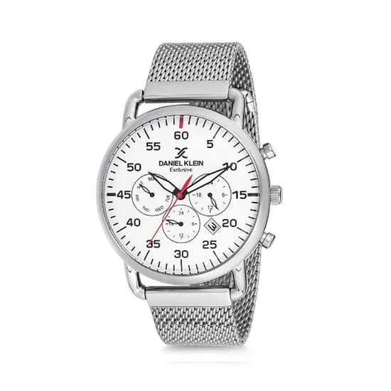 Relógio Analógico Masculino Daniel Klein Exclusive DK12127-1 - Prata