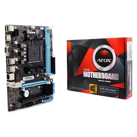 Placa Mãe Afox A88-MA5-V2 DDR3 Socket AMD FM2/FM2+ Chipset AMD A88 Micro ATX
