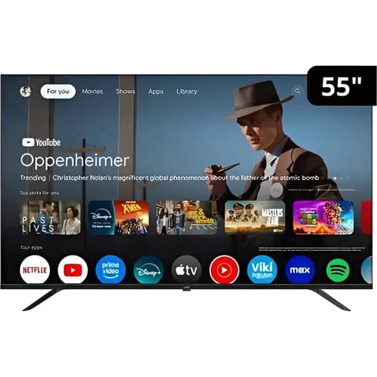 Televisão Smart LED JVC 55KM548 55" 4K Uhd Wifi - Preto