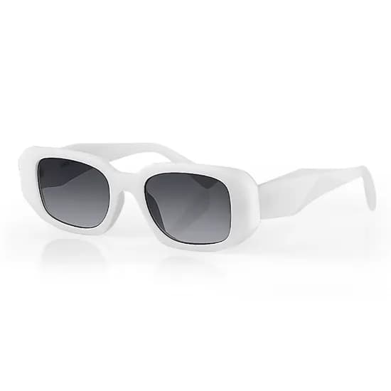 Oculos de Sol Feminino Daniel Klein DK4319-4 / Estilo Retangular - Branco