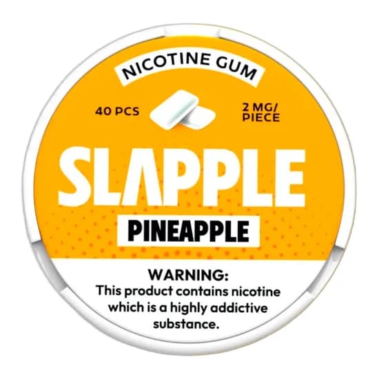 Goma de Nicotina Slapple Pineapple - 2MG - 40PCS