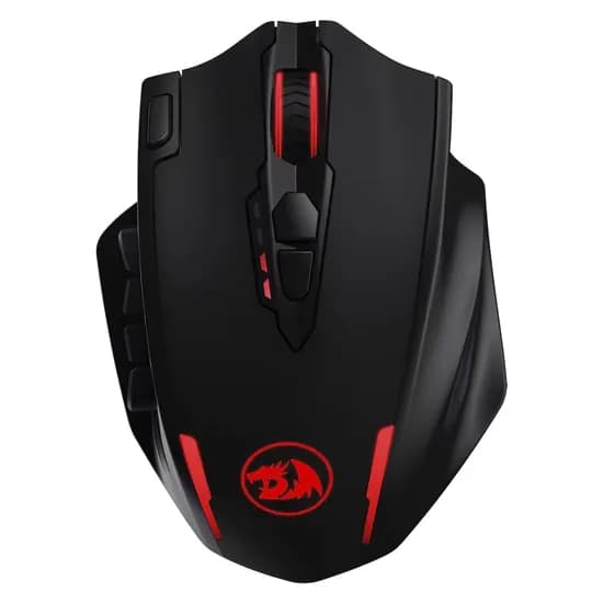 Mouse Gamer Redragon Impact Elite M913 RGB 16000 Dpi Sem Fio - Preto