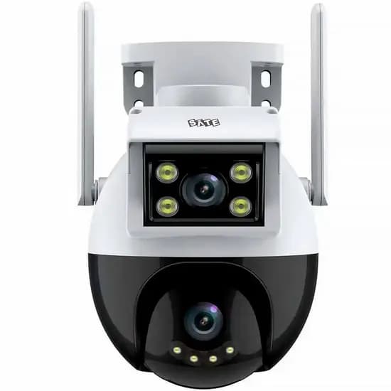 Câmera IP Sate A-CAM008D 4MP Dual Lens Wi-Fi 2V - White