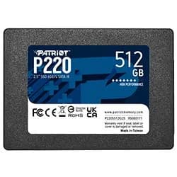 SSD Patriot 512GB P220 2.5" SATA 3 - P220S512G25