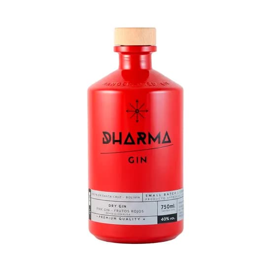 Gin Dharma Frutos Rojos 750ML