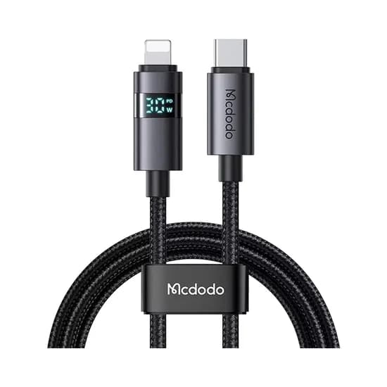 Cable de Datos Mcdodo CA-6570 USB-C A Lightning 36 W 1.2 Metros Negro