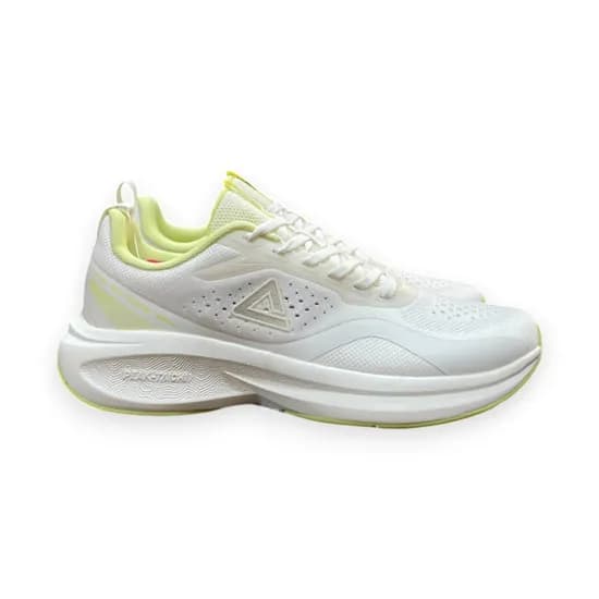 Calzado Deportivo Femenino Peak Taichi Running White/ Yellow