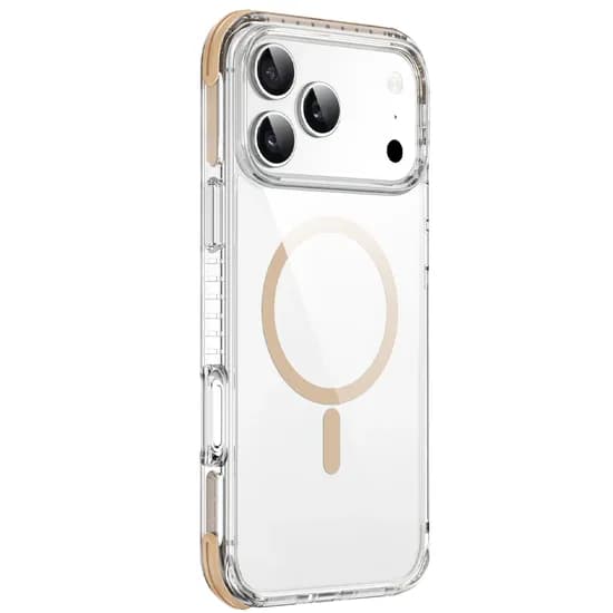 Capa Híbrida Ultra Wiwu HCC-203 para iPhone 17 Pro Max - Dourada