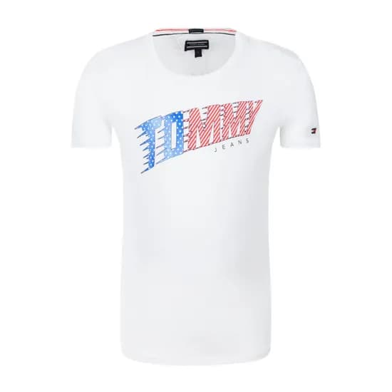 Camiseta Tommy Hilfiger Infantil Feminina KG0KG03440-123 08 Branco