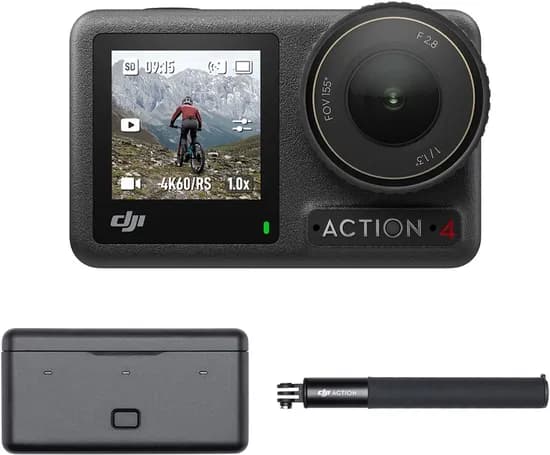 Câmera Dji Osmo Action 4 Adventure Combo
