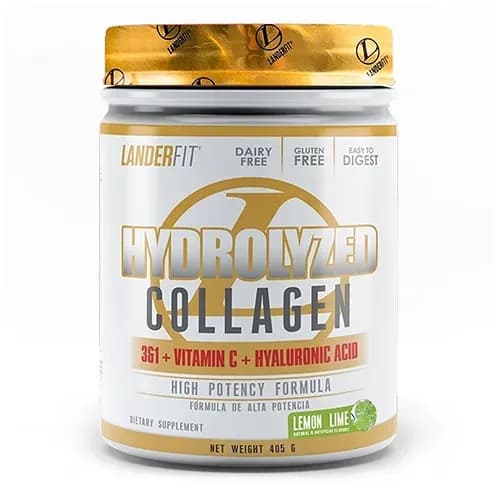 Suplemento Landerfit Hydrolyzed Collagen Lemon Lime 405G