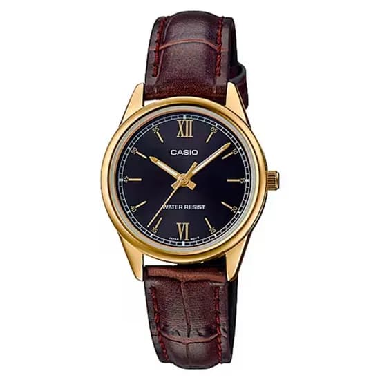 Relogio Casio LTP-V005GL-1B2UDF Black Gold