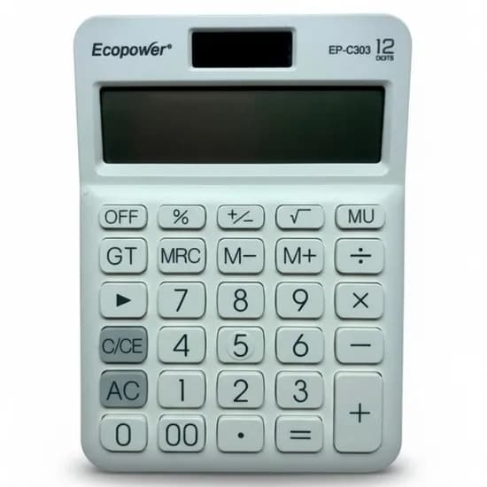 Calculadora Ecopower EP-C303 - Verde