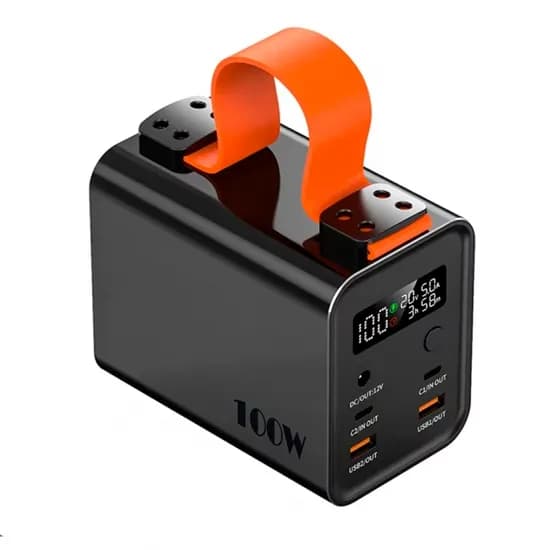 Carregador Port. Power Bank M6-PD100W Black 60.000 Mah