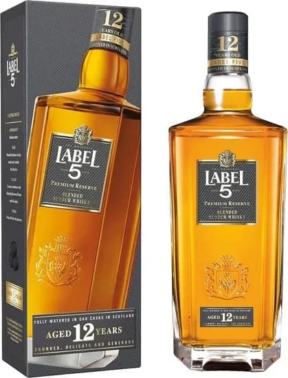 Whisky Label 5 Premium Reserve 12 Anos 700ML