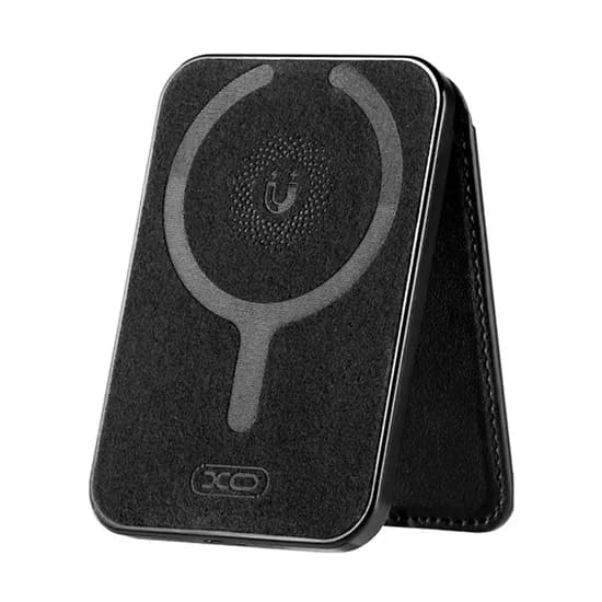 Tag Localizador Magsafe Xo LP04 Carteira/Porta-Cartões (Compatível App Apple Find MY) - Preto