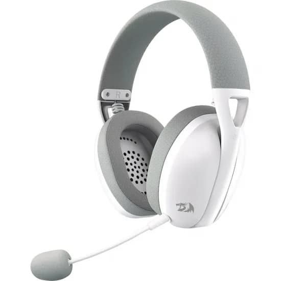 Fone USB Redragon H848G Ire Pro Wirelles Whi 7.1 White/Gray 7.1 Bluetooth