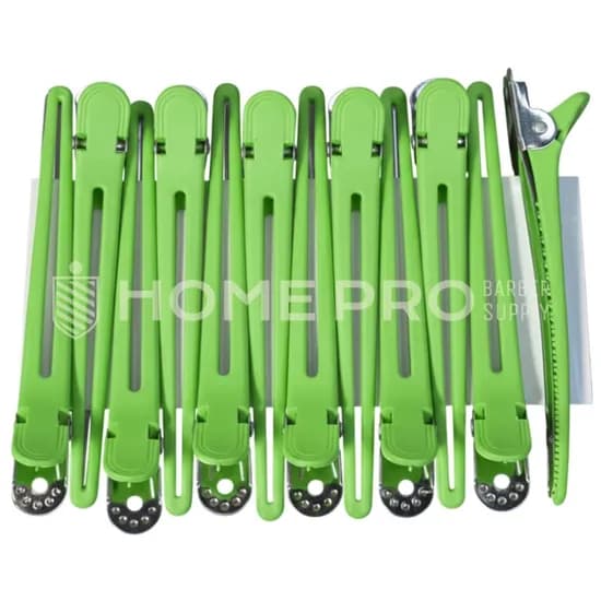 Presilhas de Cabelo Croc. Verde Lmpro 4152 - 12 Unid.