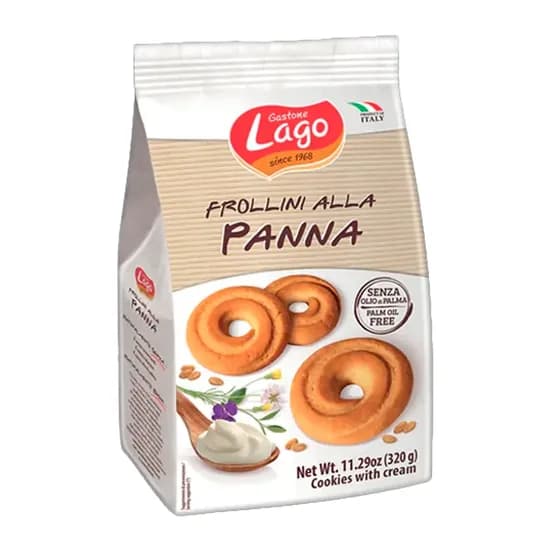 Biscoito Gastone Lago Frollini com Creme Pacote 320G