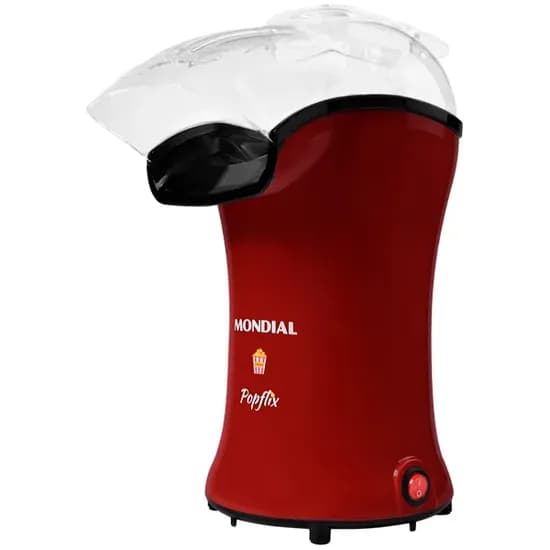 Pipoqueira Elétrica Mondial Popflix PP-03 1.200 Watts 220V ~ 50/60 HZ - Vermelha