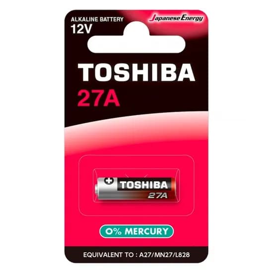Pilha 27A 12V Toshiba Alkalina - Unidade