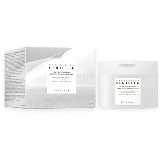 Almohadilla Facial SKIN1004 Madagascar Centella Tone Brightening Dark Spot Ampoule Pad 70 Piezas 130ML