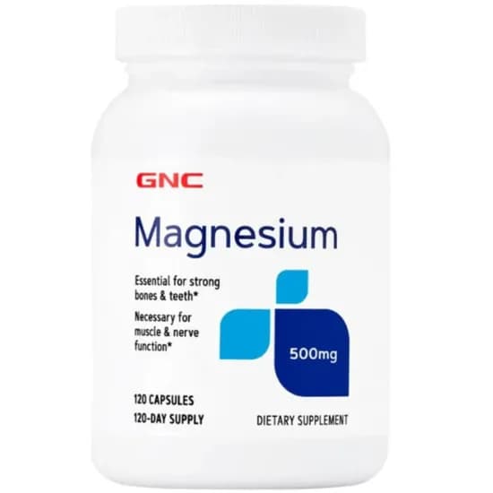 GNC Magnesium 500MG 120 Capsulas