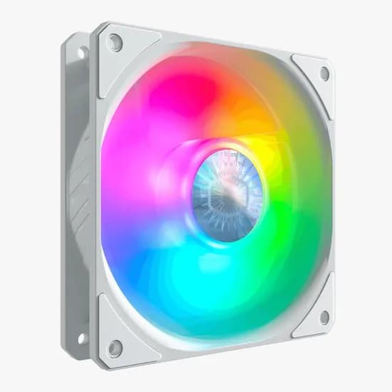 Cooler Gabinete Coolermaster Sickleflow 120 Argb Branco