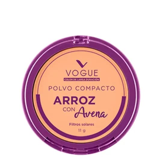 Vogue Polvo Compacto Arroz Con Avena Almendra