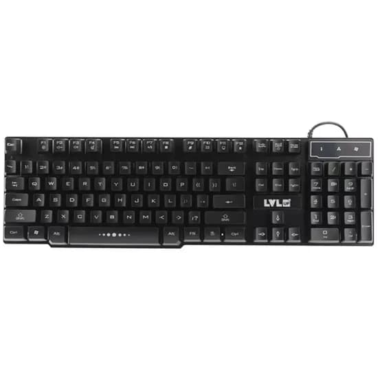Teclado Vivitar Lvlup LU734-NOC-T53-12 Gaming - Preto