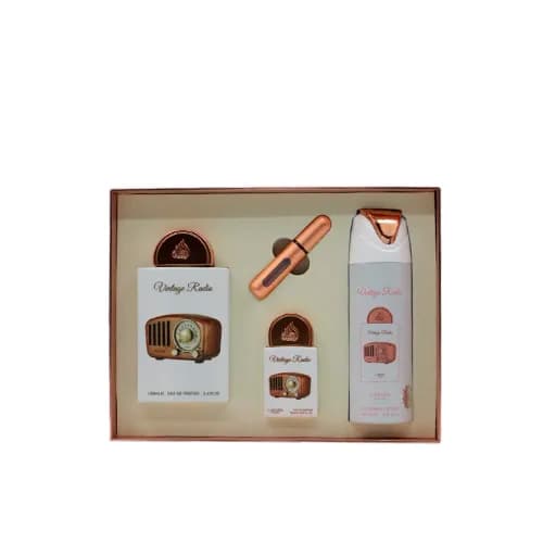 Kit Lattafa Pride Vintage Radio Edp 100ML 3 Piezas