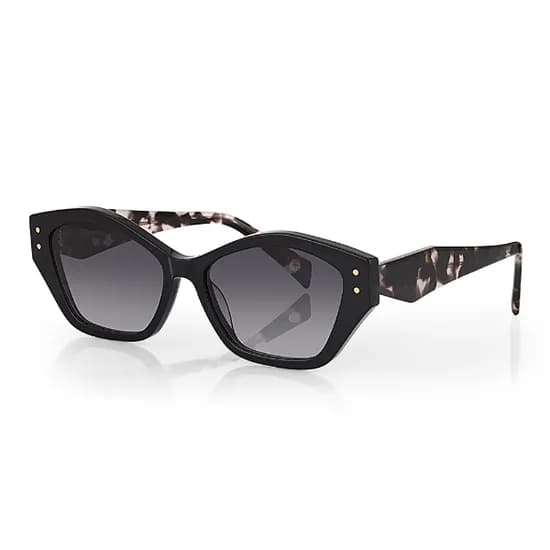 Oculos de Sol Feminino Freelook F1001-1 / Estilo Cat Eye - Preto