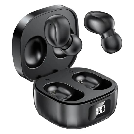 Fone de Ouvido Sem Fio FTX E27-BK com Bluetooth 6.0 / Microfone / IPX4 - Preto