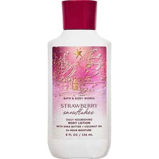 Loção Corporal Bath & Body Works Strawberry Snowflakes 236ML