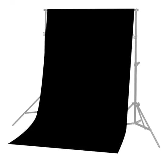 Fondo Fotográfico de Tejido e-Reise YR76 6X3MTS Negro 100% Cotton Muslin (140GR)