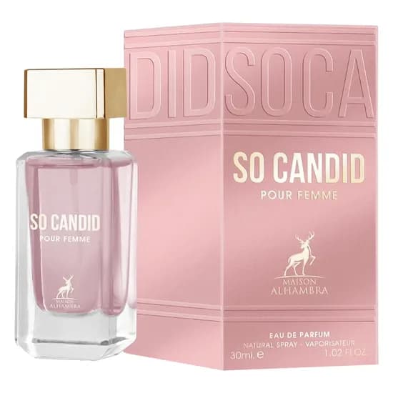 Perfume Maison Alhambra So Candid Pour Femme Eau de Parfum Feminino 30ML