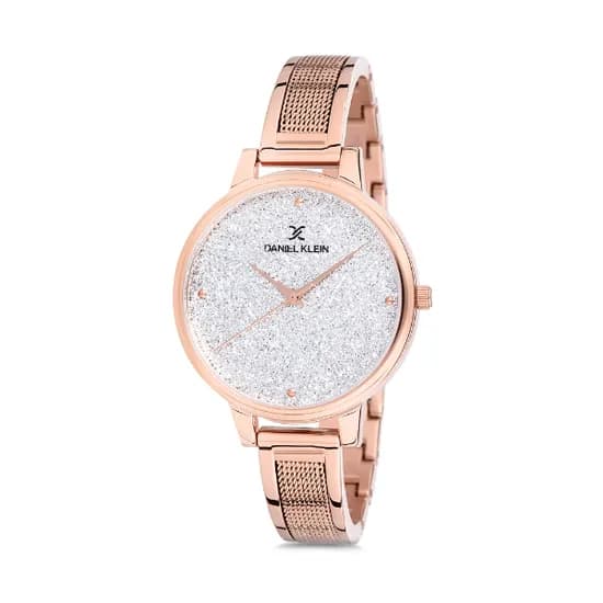 Relógio Analógico Feminino Daniel Klein Premium DK12186-2 - Rosa Ouro
