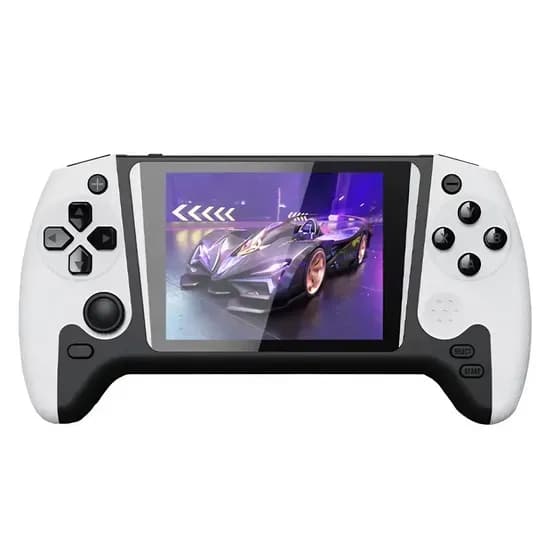 Console Game Boy Game Box Q21 500 Jogos Av/TV Tela HD 3.5" Black/Whit