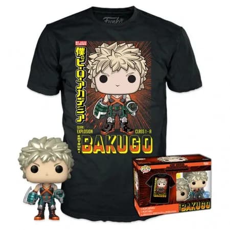 Funko Pop MY Hero Academia Box Bakugo + Tees Bundle *XL* 64595