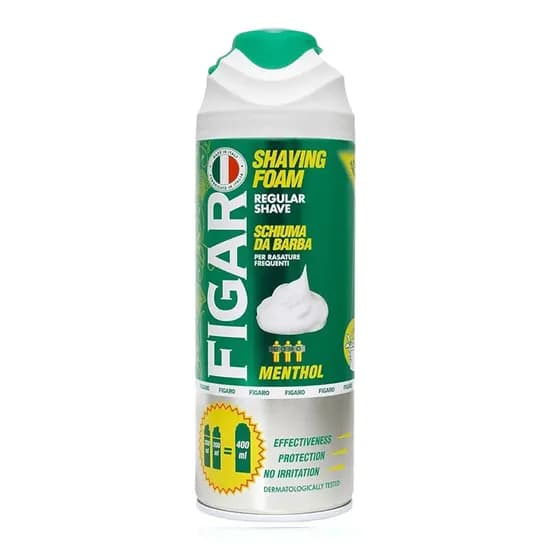 Espuma de Barbear Figaro Menthol - 400ML