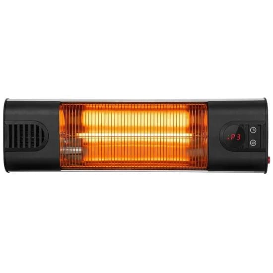Aquecedor Elétrico Infravermelho Pamapic PH-SLBG 1500W 110V - Black