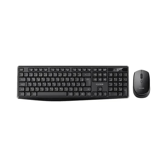 Kit Mouse Y Teclado Luxor LX-TM3187 Black