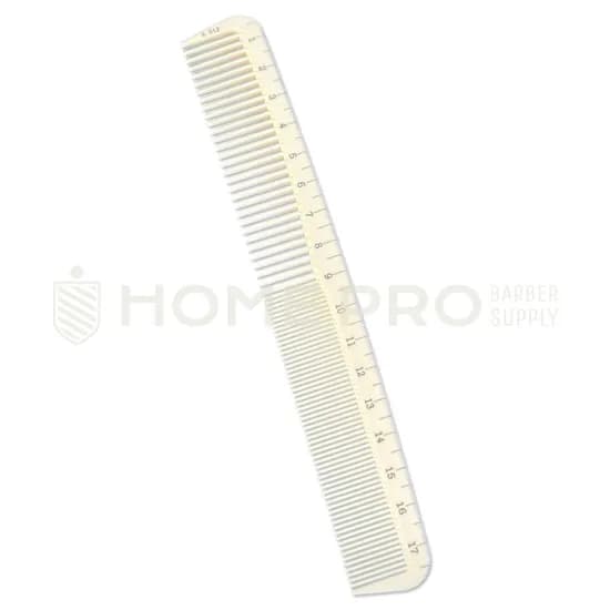 Pente Régua Lmpro K012 Cor Creme 18CM