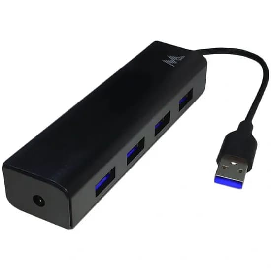 Hub USB Satellite A-HUB07 com 3 Portas USB e Slot para Micro SD/SD/MS/M2 - Preto