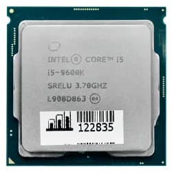 Processador Intel Core i5 9600K Socket LGA 1151 / 3.7GHZ / 9MB - OEM
