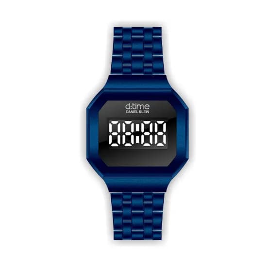 Relógio Digital Feminino Daniel Klein D:Time DK.1.12464-4 - Azul