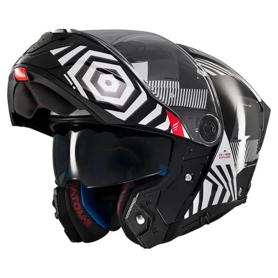 Capacete MT Helmets Atom 2 SV Strange B2 - Articulado - Tamanho XXL - com Óculos Interno - Gloss