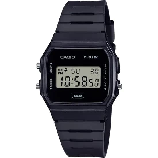 Relógio Casio Pop F-91WB-1ADF Digital Unissex - Preto