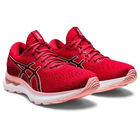 Tênis Asics Feminina 1012B201.601 38 Gel Nimbus 24 Cranberry/Rosa Fosca