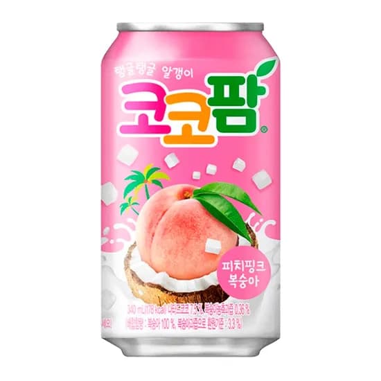 Suco Haitai de Coco e Pêssego Lata 340ML
